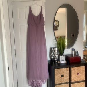 Lavender bridesmaid dress